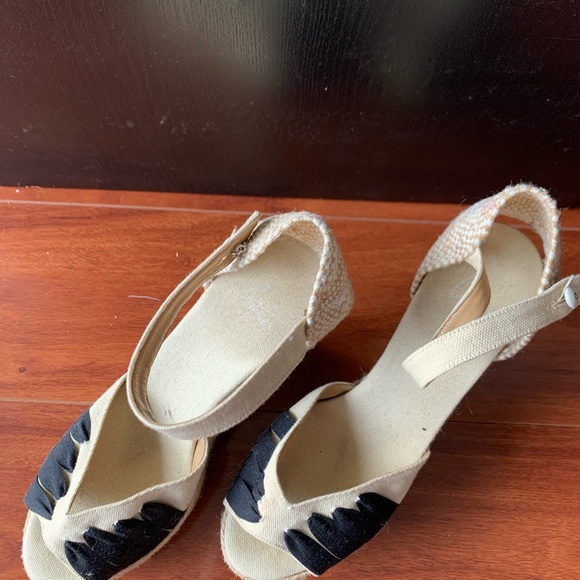Castaner Espadrilles Heels Wedges White - Picture 3 of 4